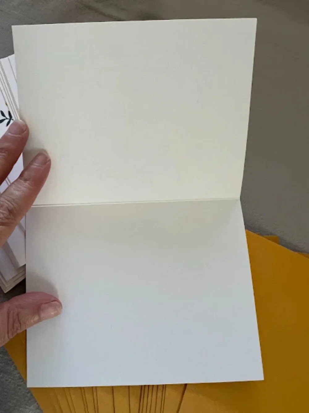 Green Inspired Floral Thank You Cards and Envelopes